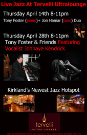 Tony Foster & Friends Jazz @ Tervelli